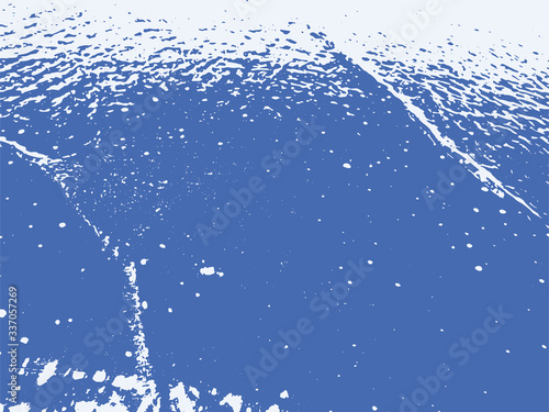 Sea splatter texture background. Grunge wet sand vector patter overlay.