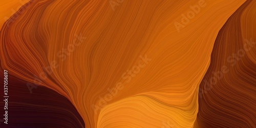 vibrant background graphic with curvy background illustration with sienna, coffee and very dark red color
