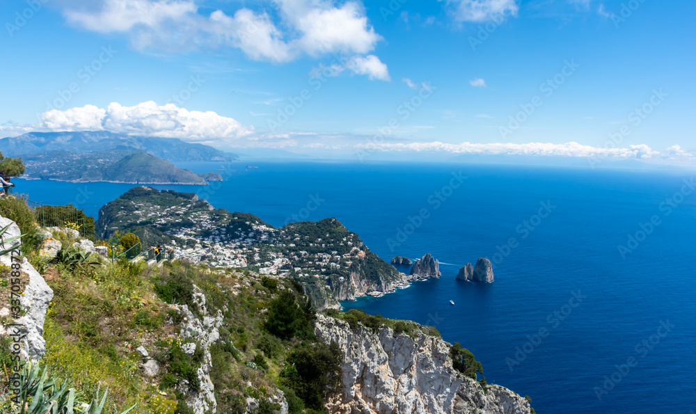 View of Capri from Ana Capri Monte Sollero