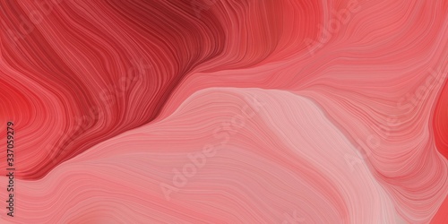 vibrant background graphic with modern soft swirl waves background illustration with light coral, firebrick and moderate red color