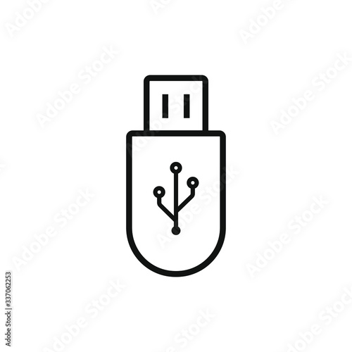 usb device icon vector illustration