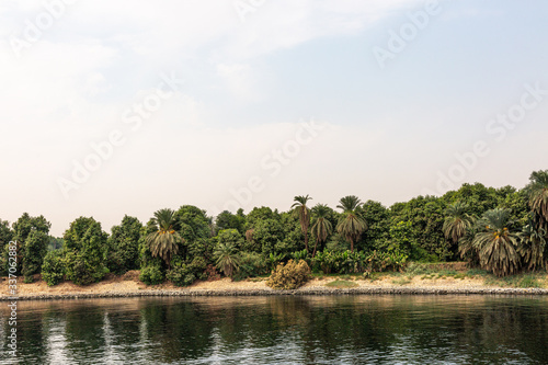 House on the coast of Nile near Edfu