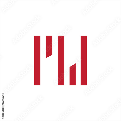 Initial letter pw logo or wp logo vector design templates