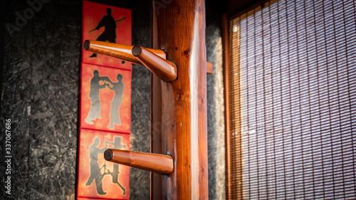 wing chun wooden martial art dummy