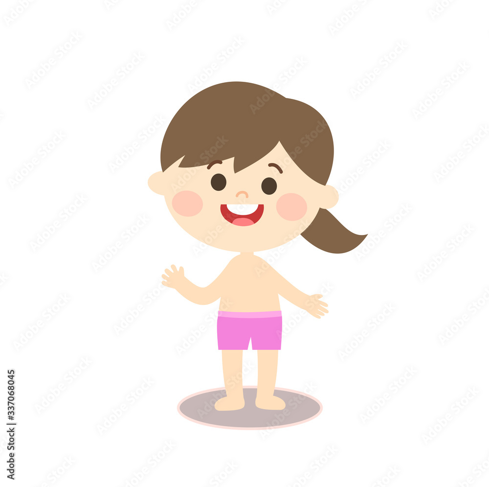 Funny kids vector