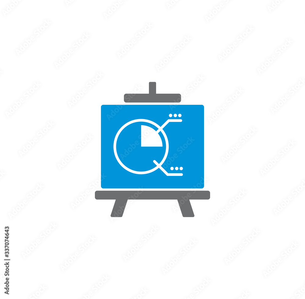 Fototapeta premium Business related icon on background for graphic and web design. Creative illustration concept symbol for web or mobile app