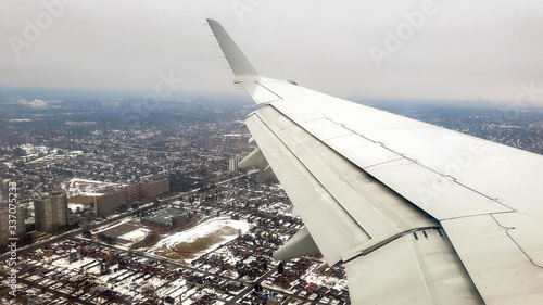  view from the plane window