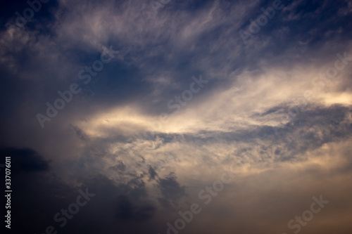 dramatic sky with clouds © ric