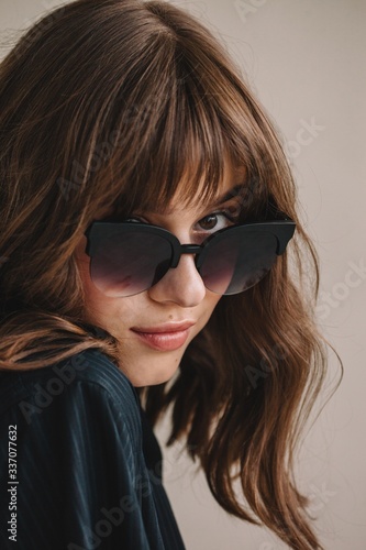 Wallpaper Mural Stylish woman in sunglasses Torontodigital.ca