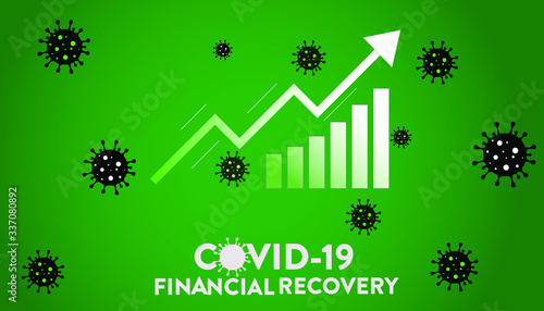 COVID-19 Coronavirus World Financial Recovery Background