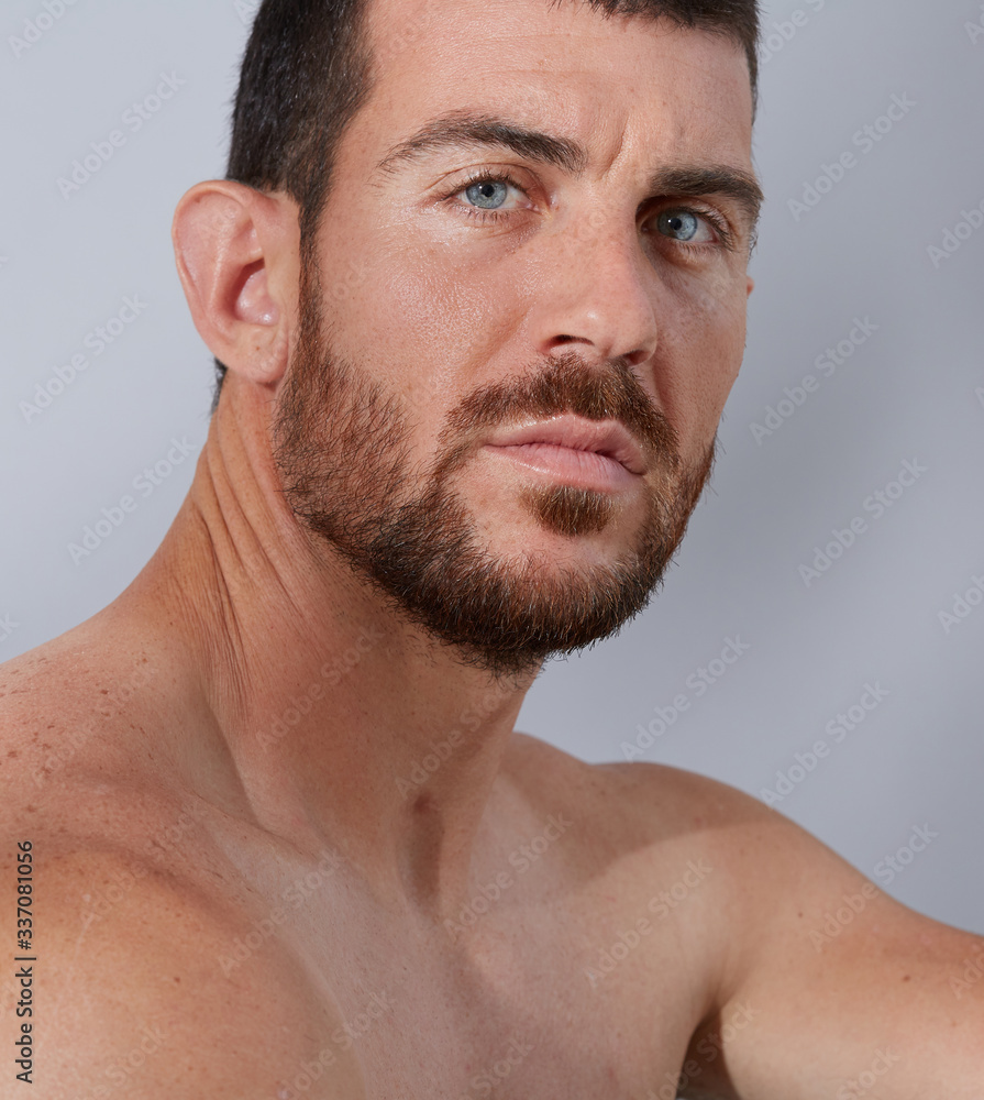 Handsome Bearded Man Portrait Handsome Bearded Man Portrait