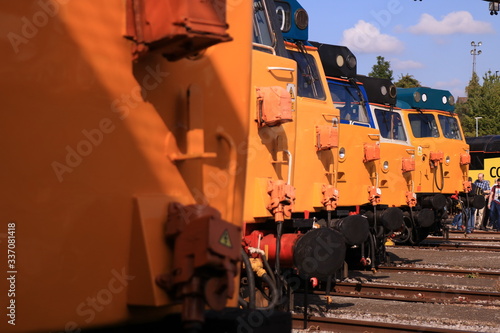 Line Up of Trains