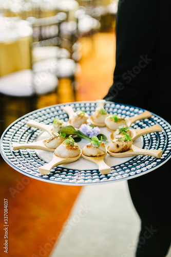 Passed Scallops Appetizer photo