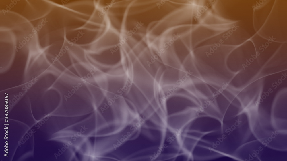 3D rendered abstract background wallpaper with smoke curls