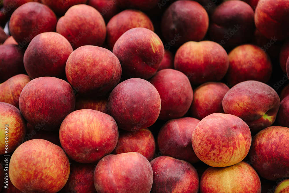 Peaches At Farmer's Market Peaches At Farmer's Market