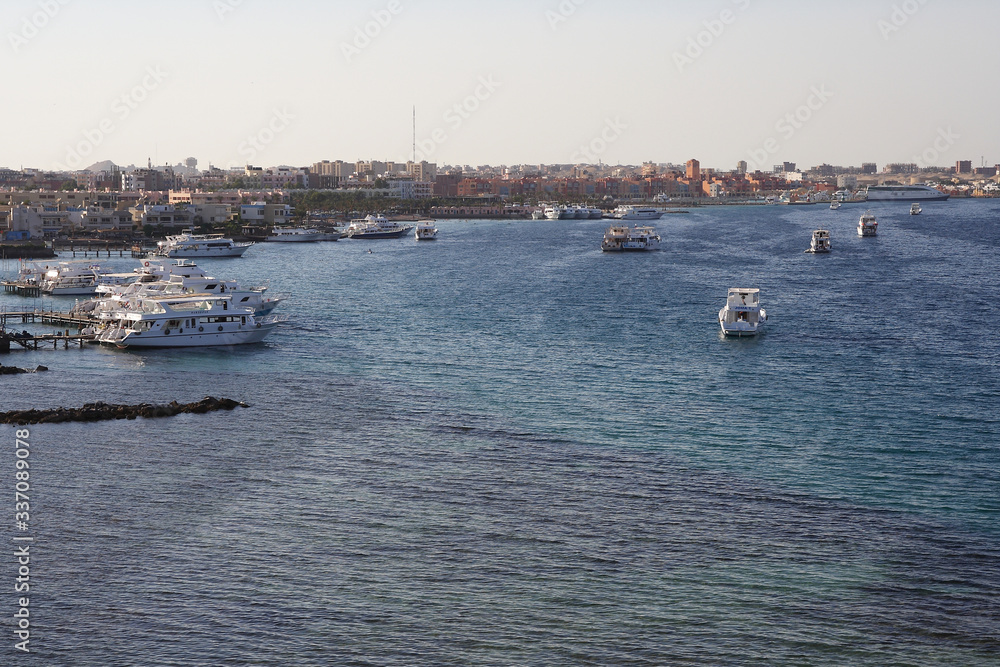 Obraz premium Hurghada on the Red Sea in Egypt