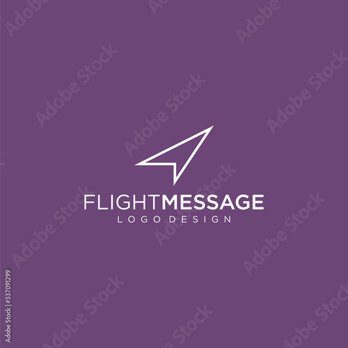 Clean and creative logo design of aviation industry with clear background - EPS10 - Vector.