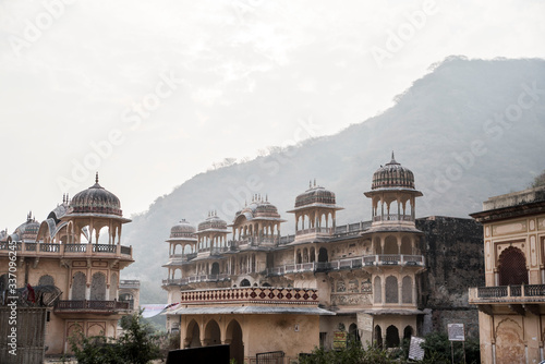 ancient palace in indian mountains