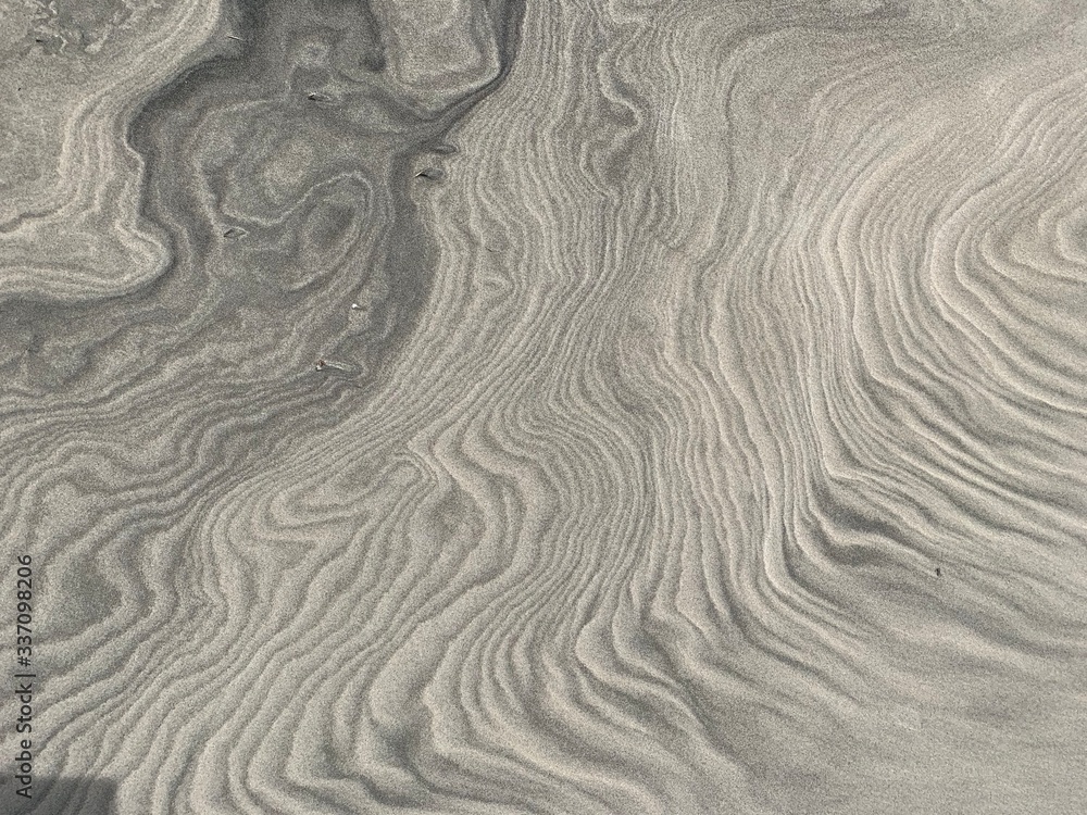 Obraz premium Sand pattern from wind