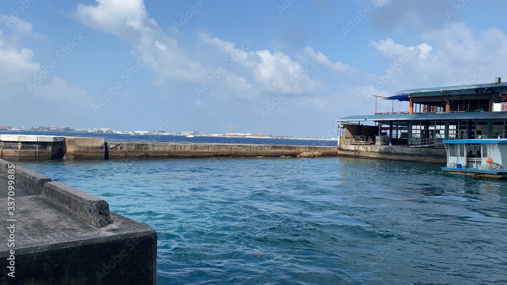 Obraz premium pier in the sea