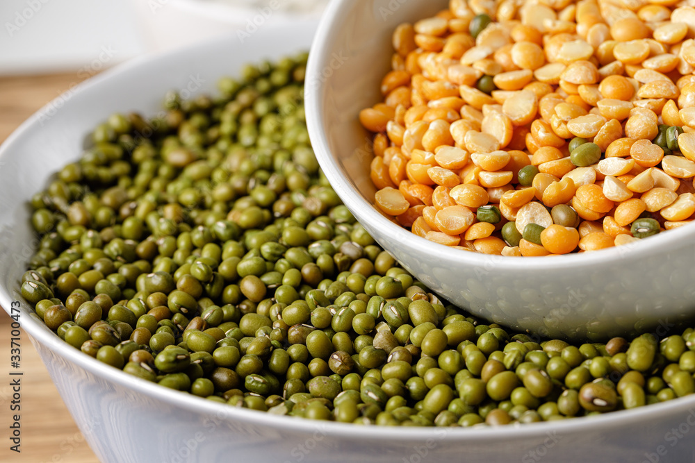 Beans in bowl on the table. Beans in bowl on the table.