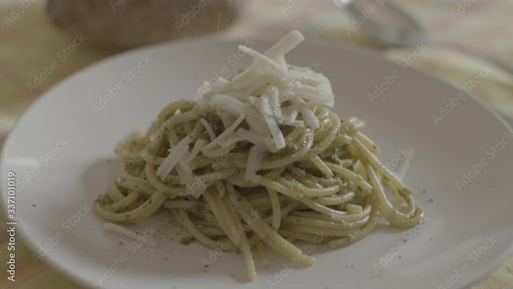 italian pasta pesto spaghetti with cheese italian pasta pesto spaghetti with cheese