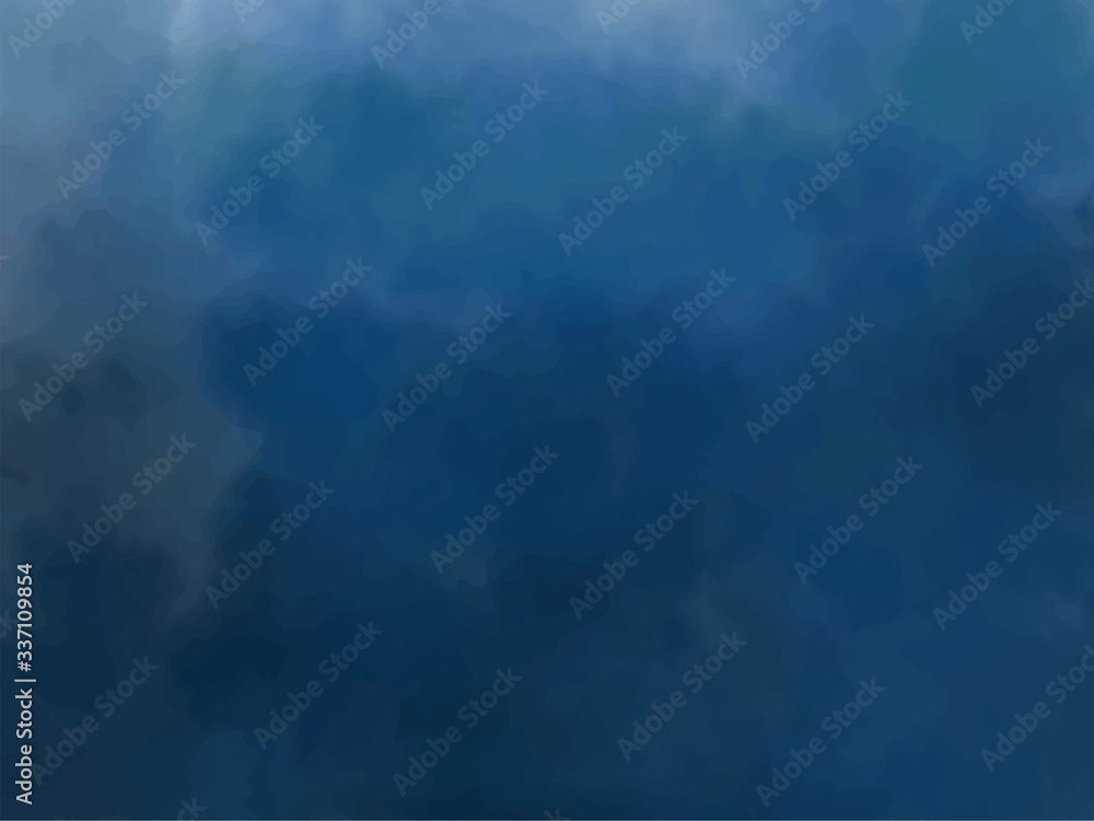 Fototapeta premium Abstract Fresco & Watercolor Backgrounds inspired by Pantone 2020 Color of the Year: Classic Blue