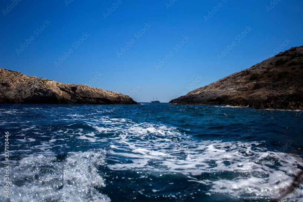 Landscape next to Bisevo island, Croatia Landscape next to Bisevo island, Croatia