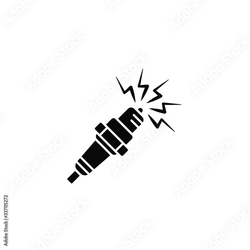 Spark plug icon template