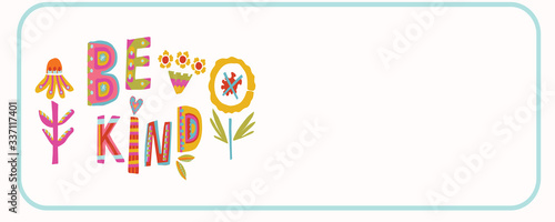 Be kind to each other coronavirus motivation note card. Social media covid 19 infographic. Together we will get through this. Pandemic community kindness support quote message. Inspirational letter 