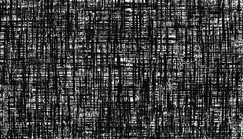 Distressed fabric texture. Vector texture of weaving fabric. Grunge background. Abstract halftone vector illustration. Overlay for interesting effect and depth. Black isolated on white background.