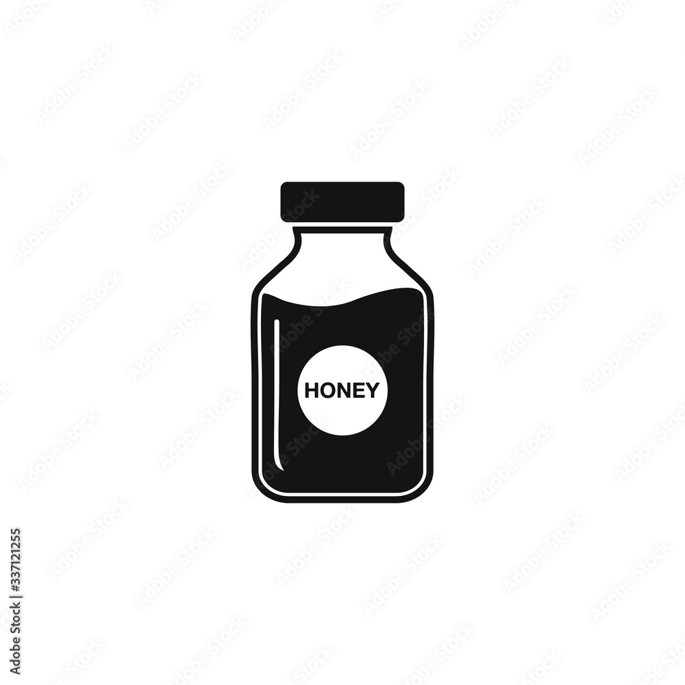 Honey Bottle Icon. Editable Vector EPS Symbol Illustration. Honey Bottle Icon. Editable Vector EPS Symbol Illustration.