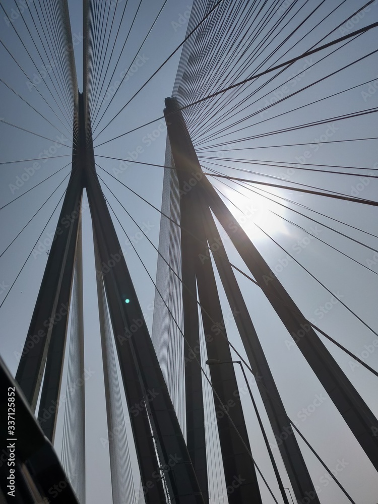 Fototapeta premium bridge over the Ocean creek 