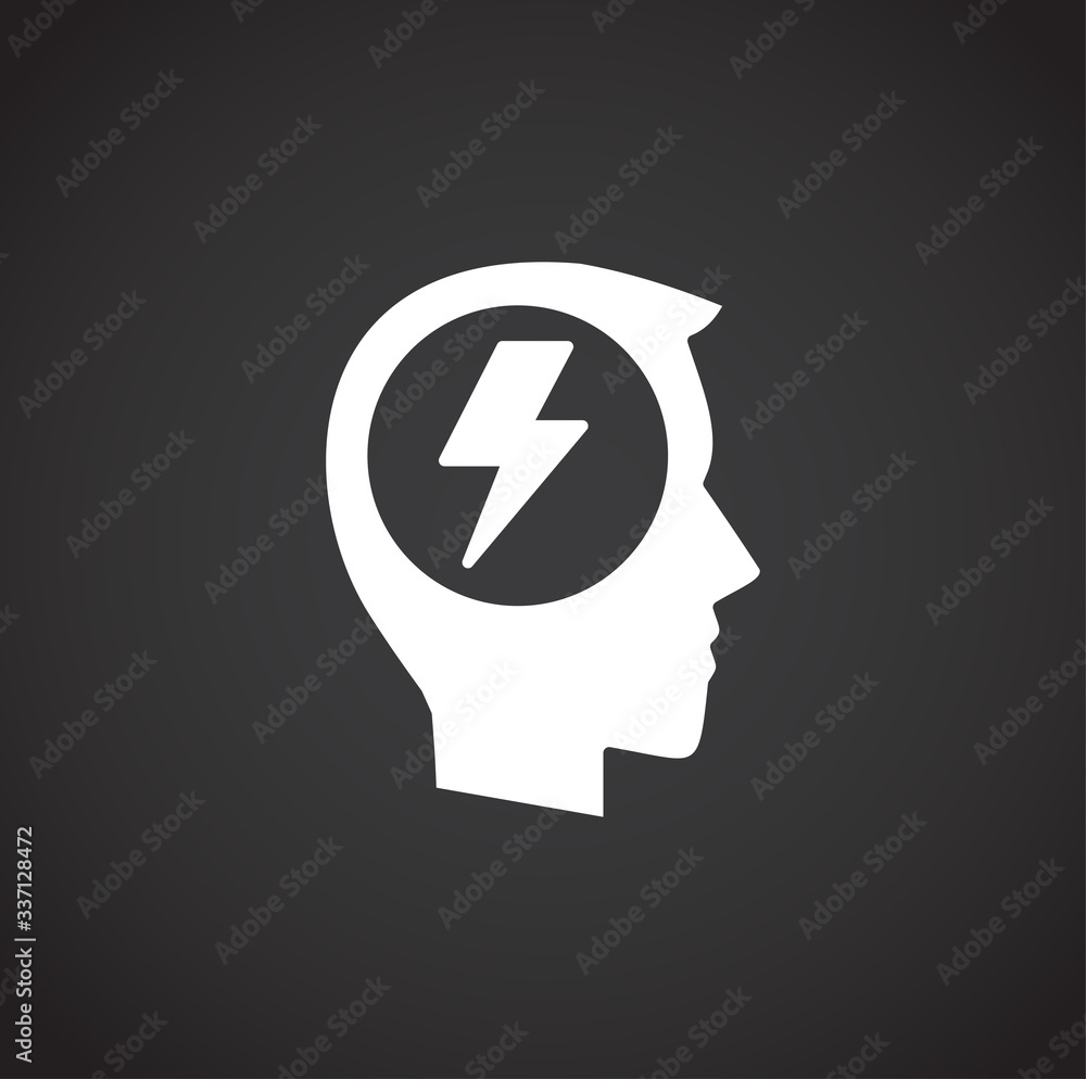 Creativity and inspiration related icon on background for graphic and web design. Creative illustration concept symbol for web or mobile app Creativity and inspiration related icon on background for graphic and web design. Creative illustration concept symbol for web or mobile app