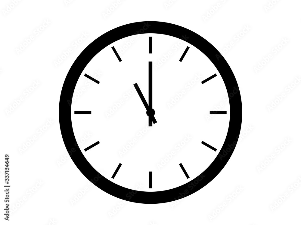Clock icon symbol in classic flat style isolated on background for your web site design logo, app or UI. EPS10 Clock icon symbol in classic flat style isolated on background for your web site design logo, app or UI. EPS10