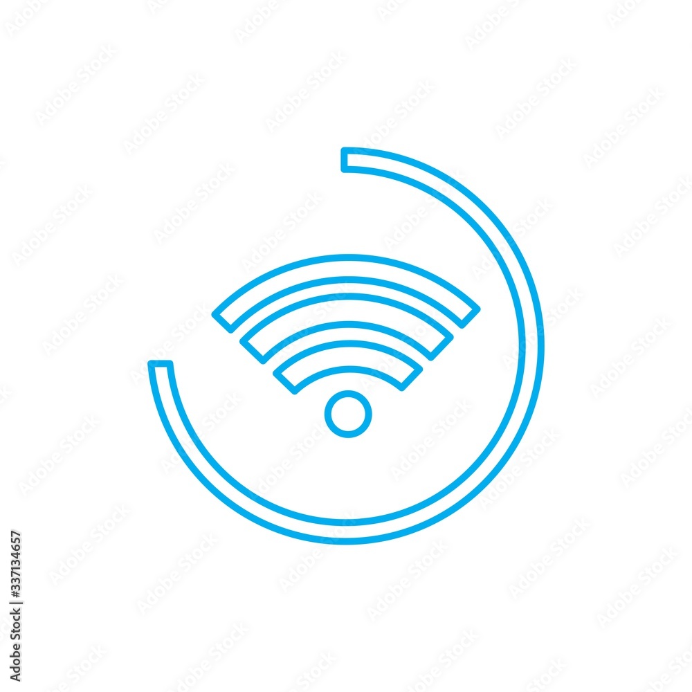 wifi illustration logo free vector wifi illustration logo free vector
