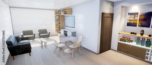 interior of modern office