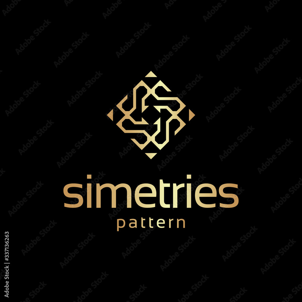Rhombus pattern with initial s logo Premium Vector Rhombus pattern with initial s logo Premium Vector