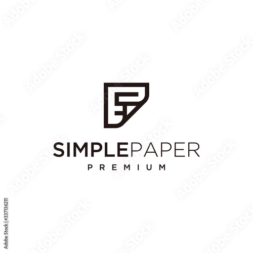 Free Download paper logo with initial s Premium Vector - GFXLoad