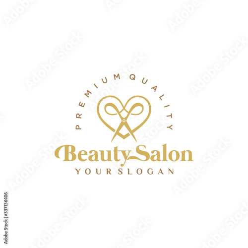 beauty salon Vector design template
