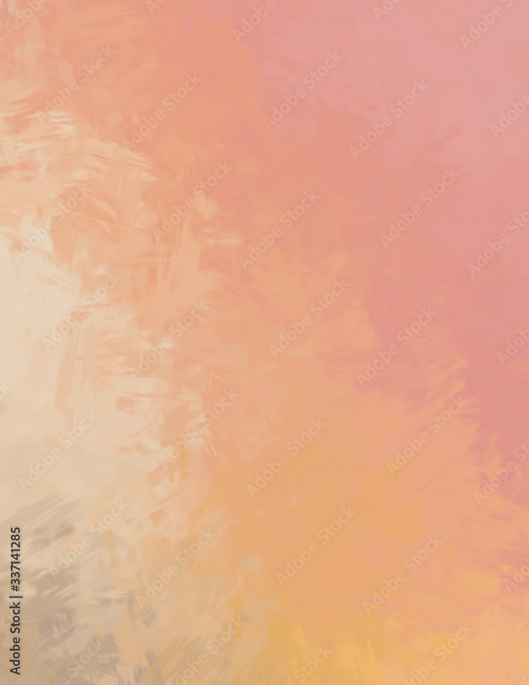 Brushed Painted Abstract Background. Brush stroked painting. Strokes of paint. 2D Illustration.