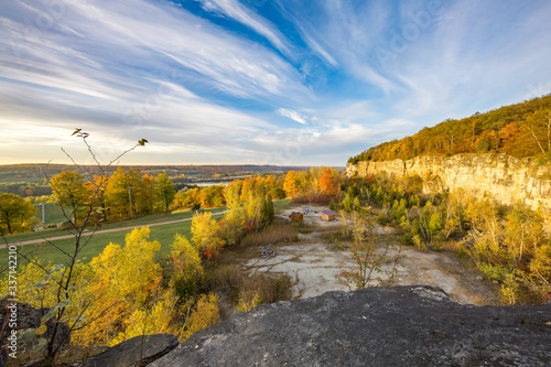 Beautiful autumn view of Kelso conservation area