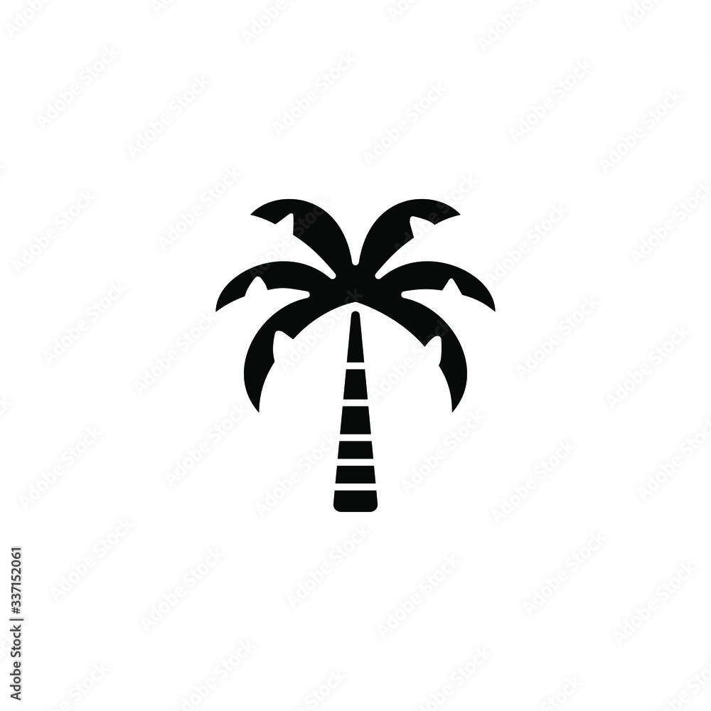 Fototapeta premium Palm icon template
