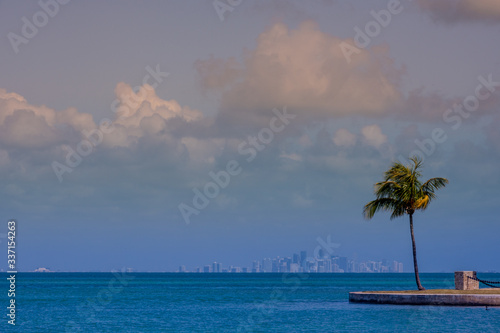 Clouds Build Over Miami Skyline