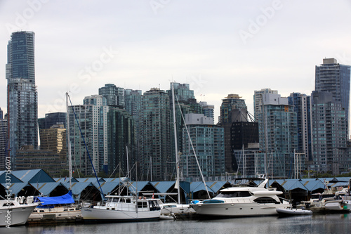 Vancouver, America - August 18, 2019: Vancouver view, Vancouver, America