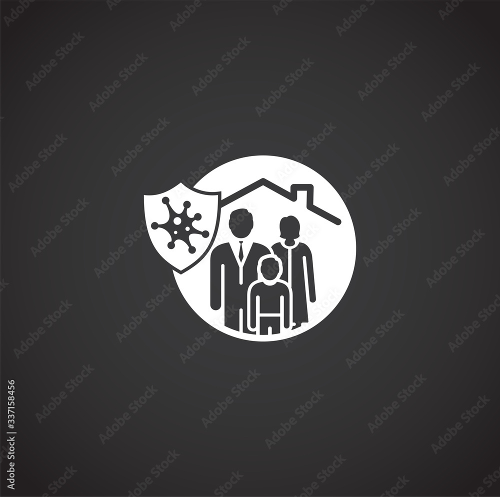 Self isolation related icon on background for graphic and web design. Creative illustration concept symbol for web or mobile app Self isolation related icon on background for graphic and web design. Creative illustration concept symbol for web or mobile app