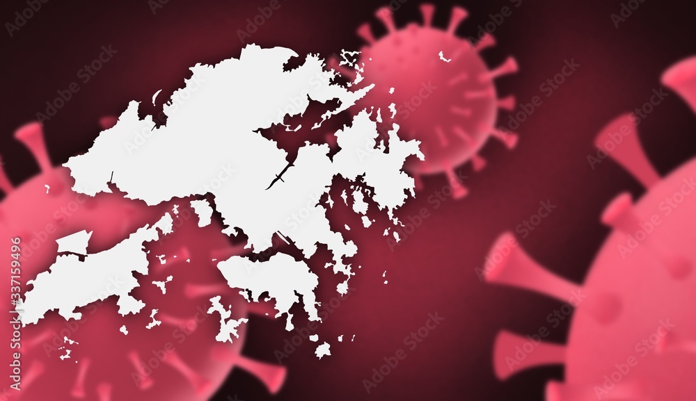 Hong Kong corona virus update with map on corona virus background,report new case,total deaths,new deaths,serious critical,active cases,total recovered,virus spread Wuhan China to worldwide,outbreak Hong Kong corona virus update with map on corona virus background,report new case,total deaths,new deaths,serious critical,active cases,total recovered,virus spread Wuhan China to worldwide,outbreak