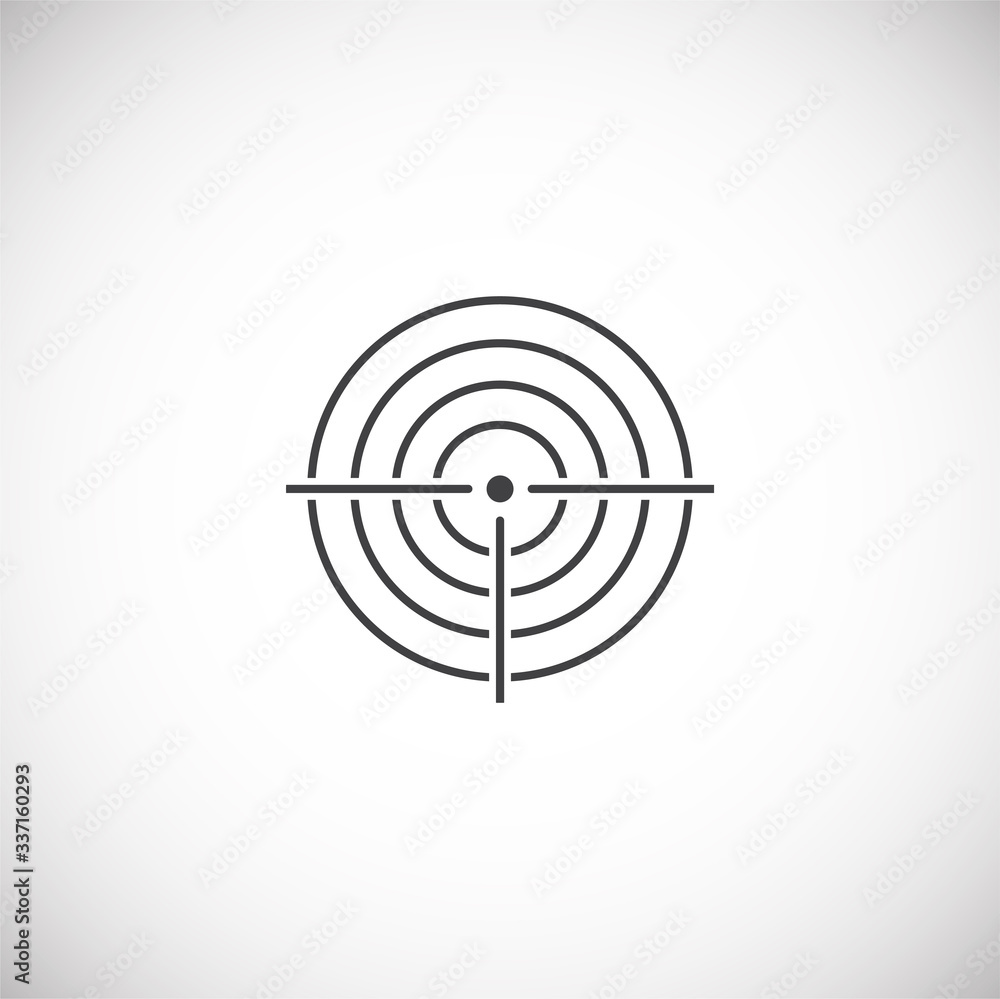 Aim related icon on background for graphic and web design. Creative illustration concept symbol for web or mobile app Aim related icon on background for graphic and web design. Creative illustration concept symbol for web or mobile app