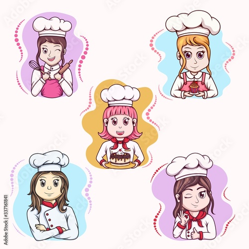 Bakery girl chef