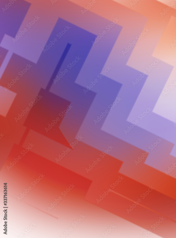 Fototapeta premium Abstract Background. Triangle 3d illustration polygonal art pattern style. Future graphic geometric design. Geometry texture futuristic decoration. Trendy and vibrant modern style template..